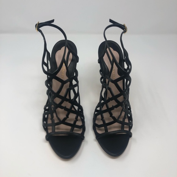 NOUR JENSEN Black Strappy Heels size 40 - Picture 2 of 10
